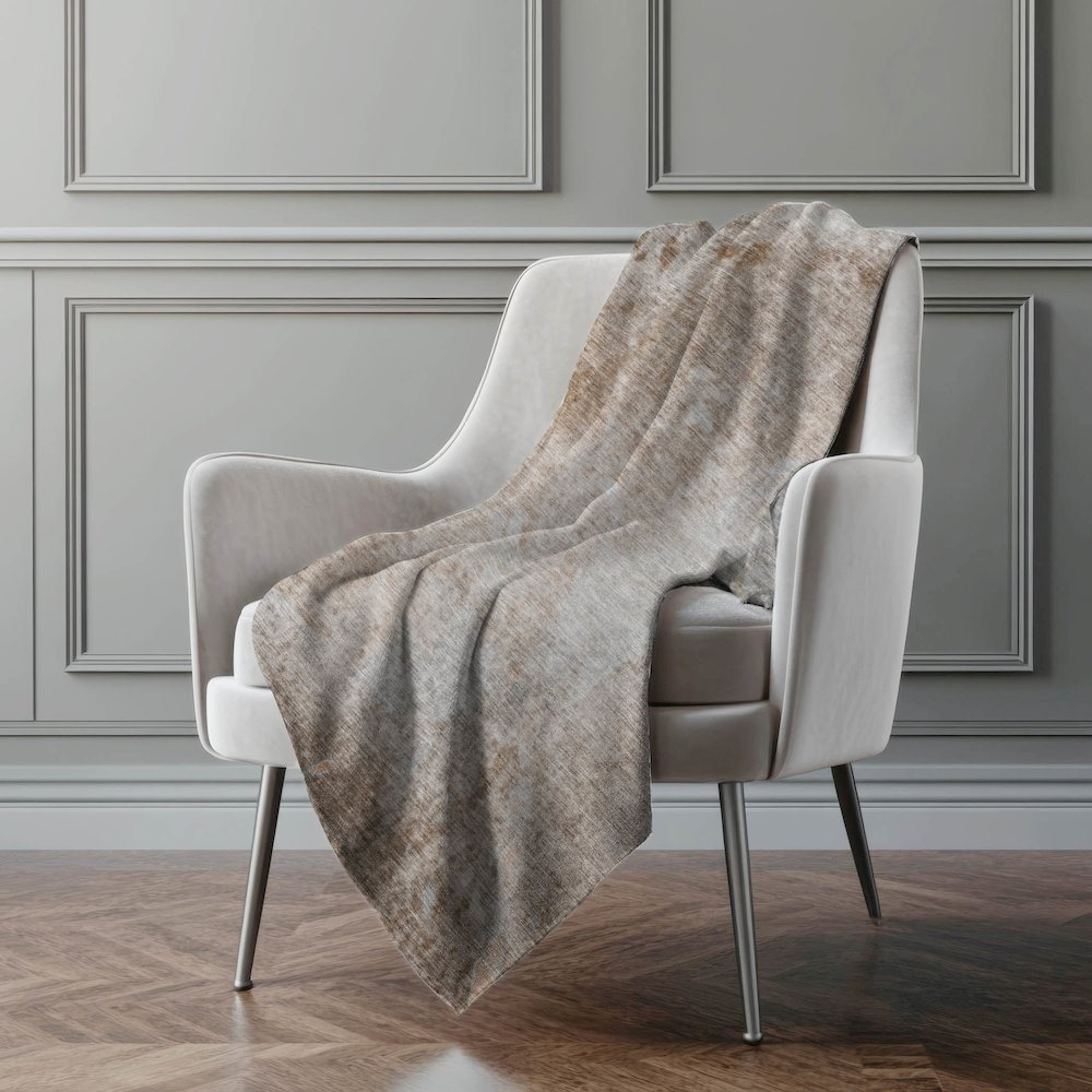 Premium Machine Washable ASB562 Mocha 50" x 70" Sherpa Throw Blanket. Picture 4