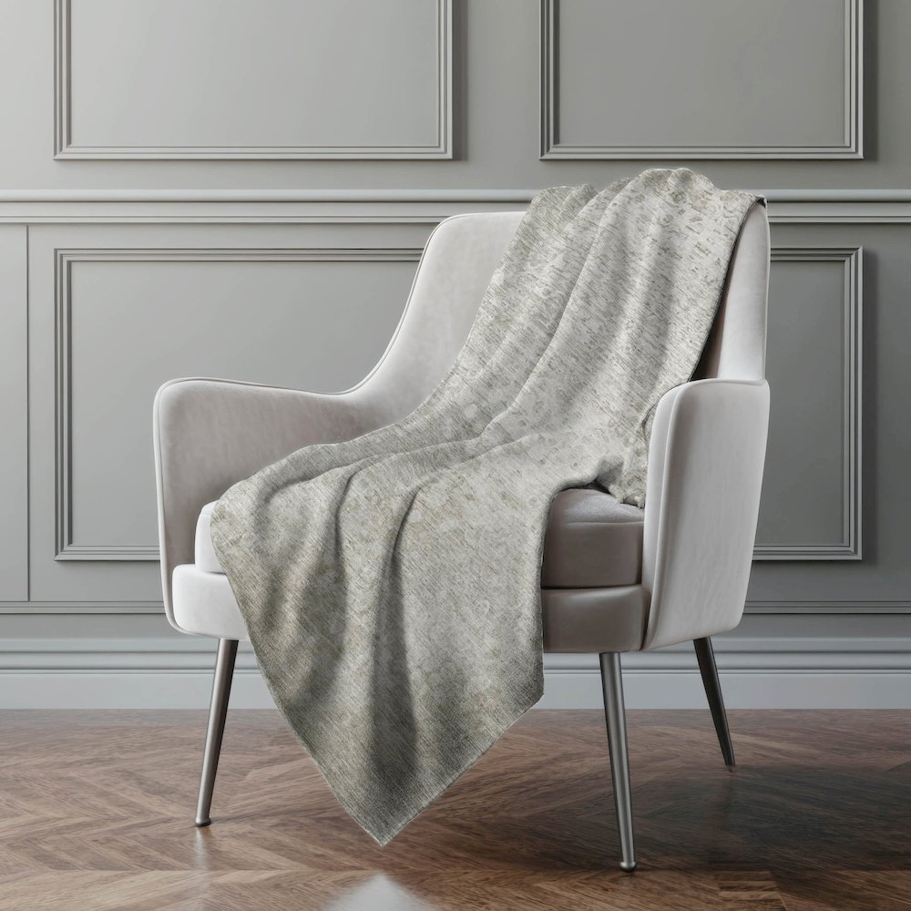 Premium Machine Washable ASB565 Beige 50" x 70" Sherpa Throw Blanket. Picture 4