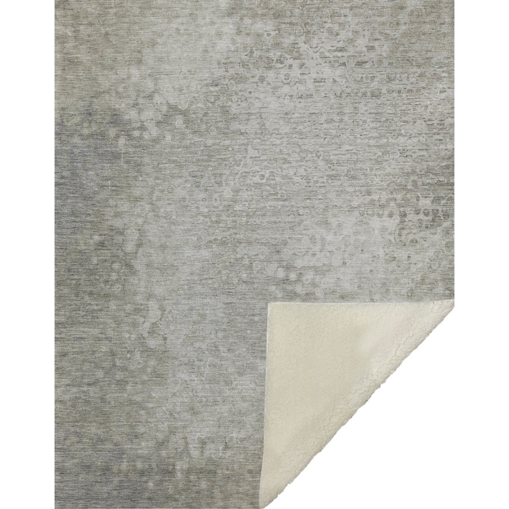 Premium Machine Washable ASB565 Beige 50" x 70" Sherpa Throw Blanket. Picture 1