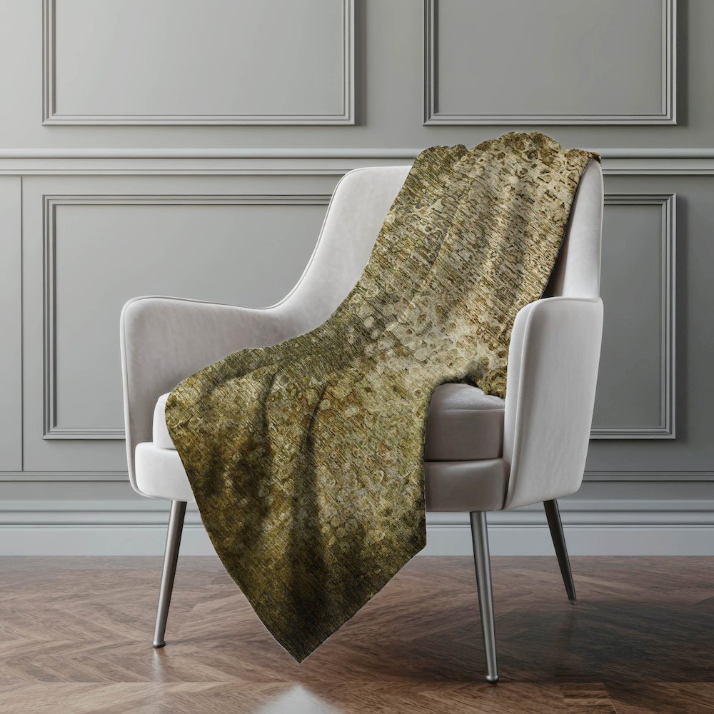 Premium Machine Washable ASB565 Brown 50" x 70" Sherpa Throw Blanket. Picture 4