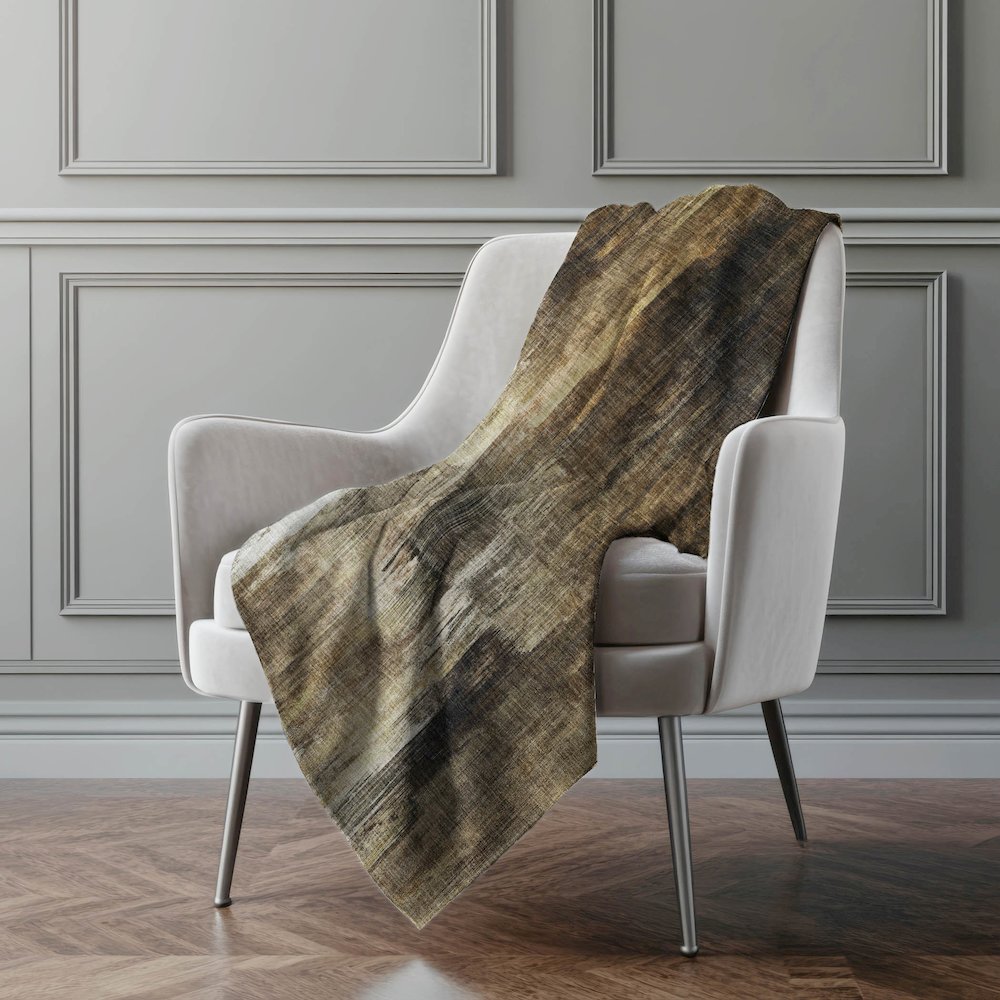 Premium Machine Washable ASB567 Chocolate 50" x 70" Sherpa Throw Blanket. Picture 4