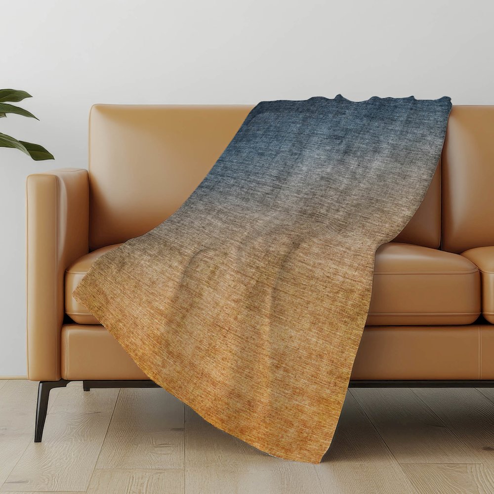 Premium Machine Washable ASB569 Navy 50" x 70" Sherpa Throw Blanket. Picture 5
