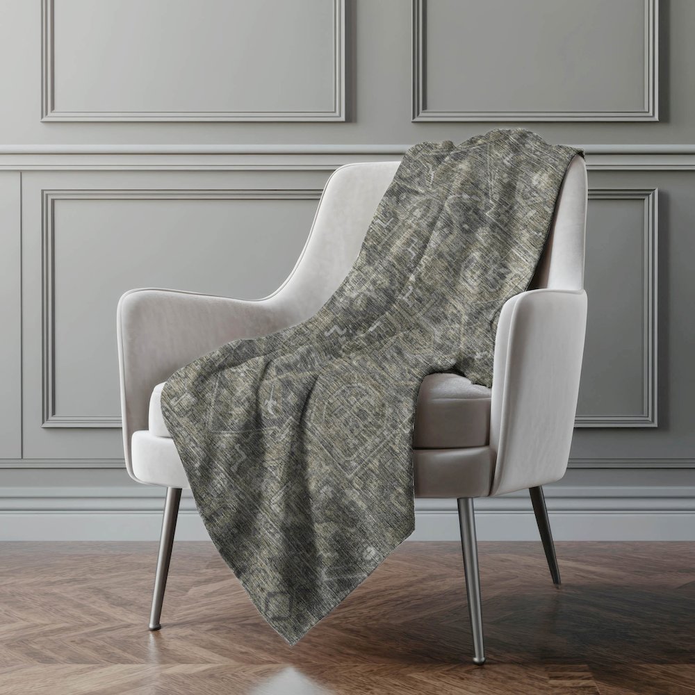 Premium Machine Washable ASB571 Mocha 50" x 70" Sherpa Throw Blanket. Picture 4
