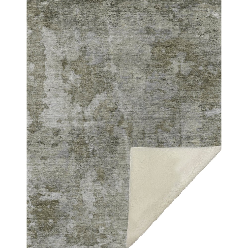 Premium Machine Washable ASB573 Beige 50" x 70" Sherpa Throw Blanket. Picture 1