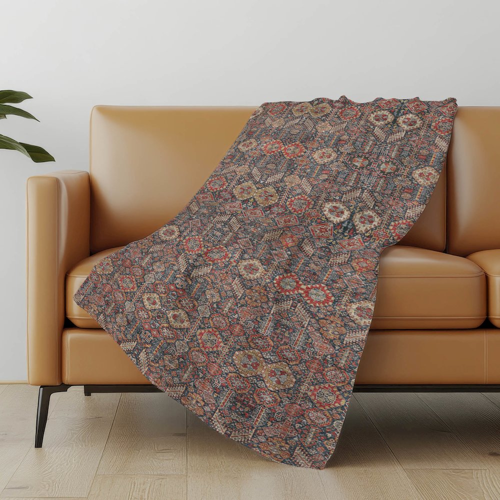 Premium Machine Washable ASB574 Red 50" x 70" Sherpa Throw Blanket. Picture 5