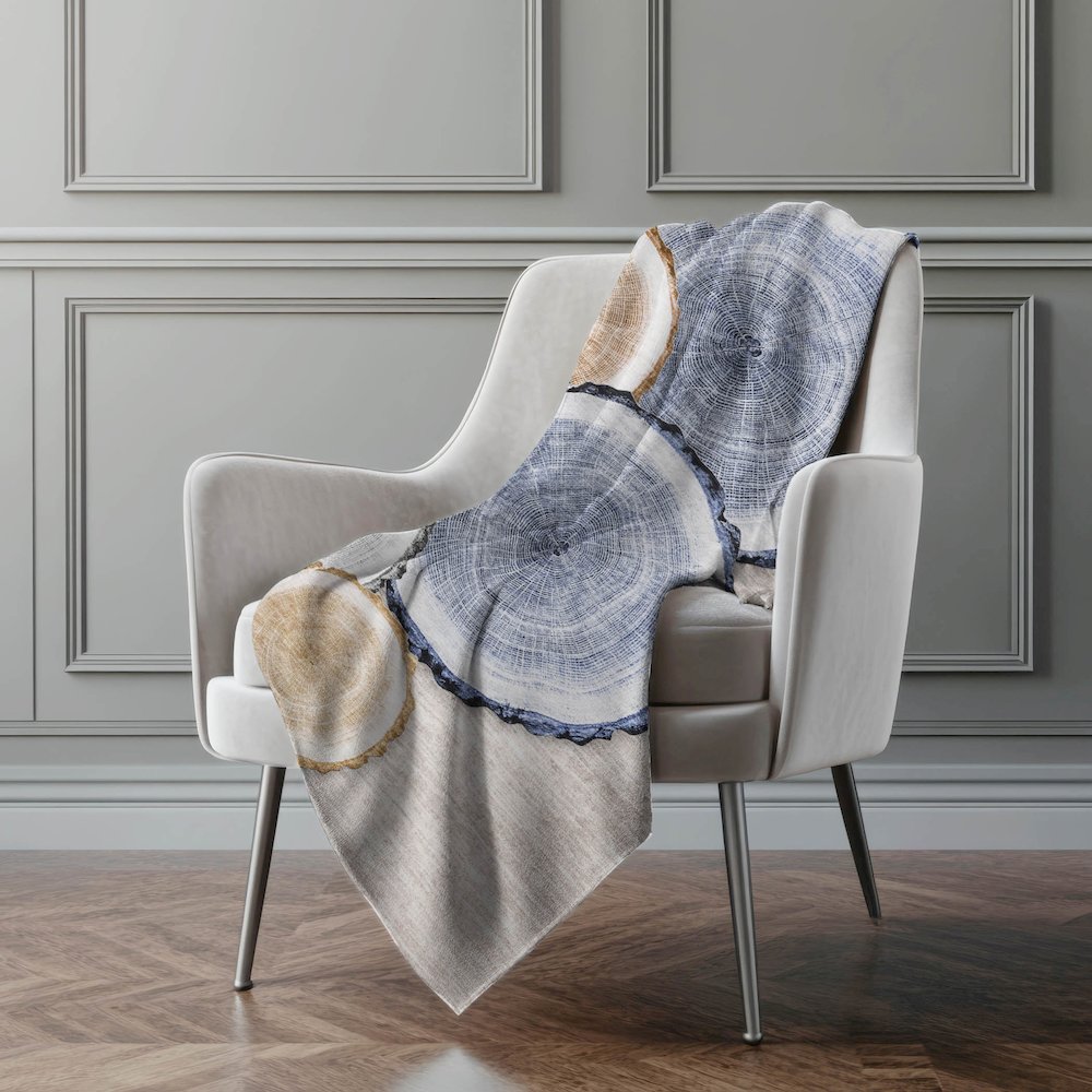 Premium Machine Washable ASB575 Beige 50" x 70" Sherpa Throw Blanket. Picture 4