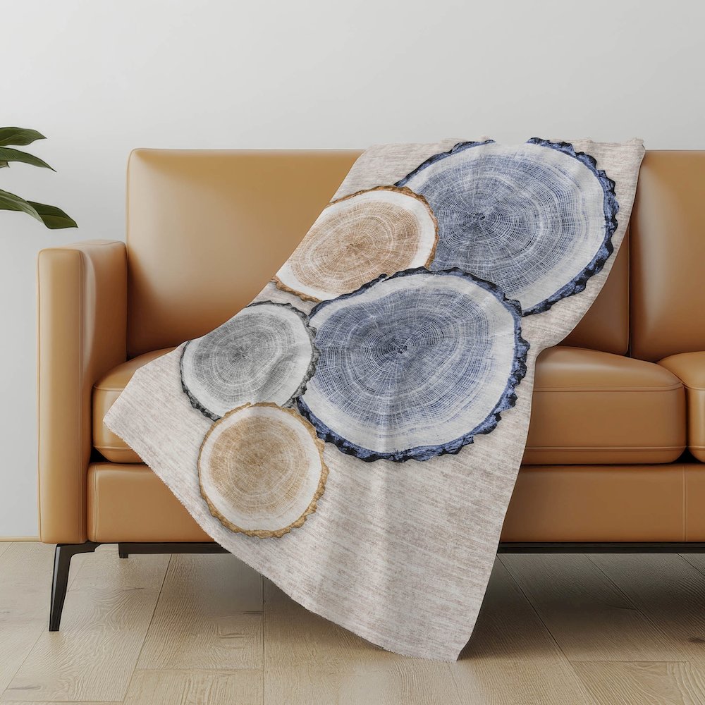 Premium Machine Washable ASB575 Beige 50" x 70" Sherpa Throw Blanket. Picture 5