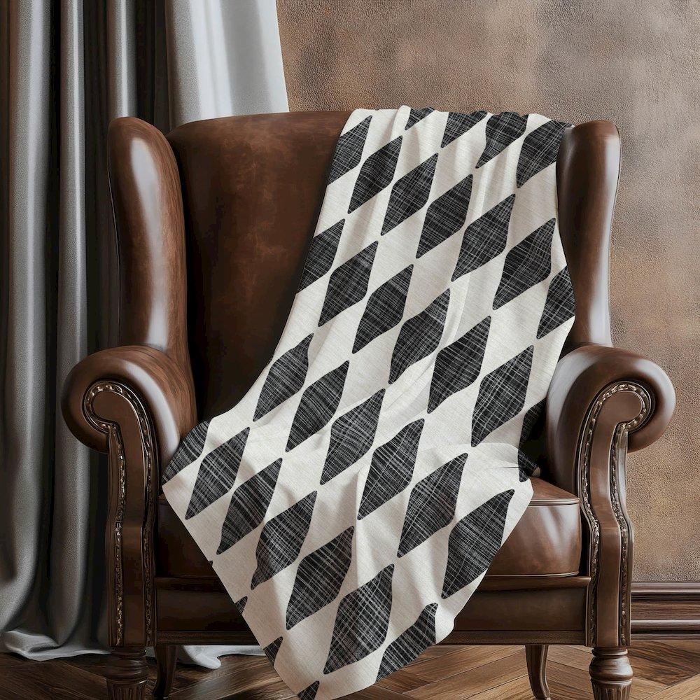 Premium Machine Washable ASB578 Black 50" x 70" Sherpa Throw Blanket. Picture 5