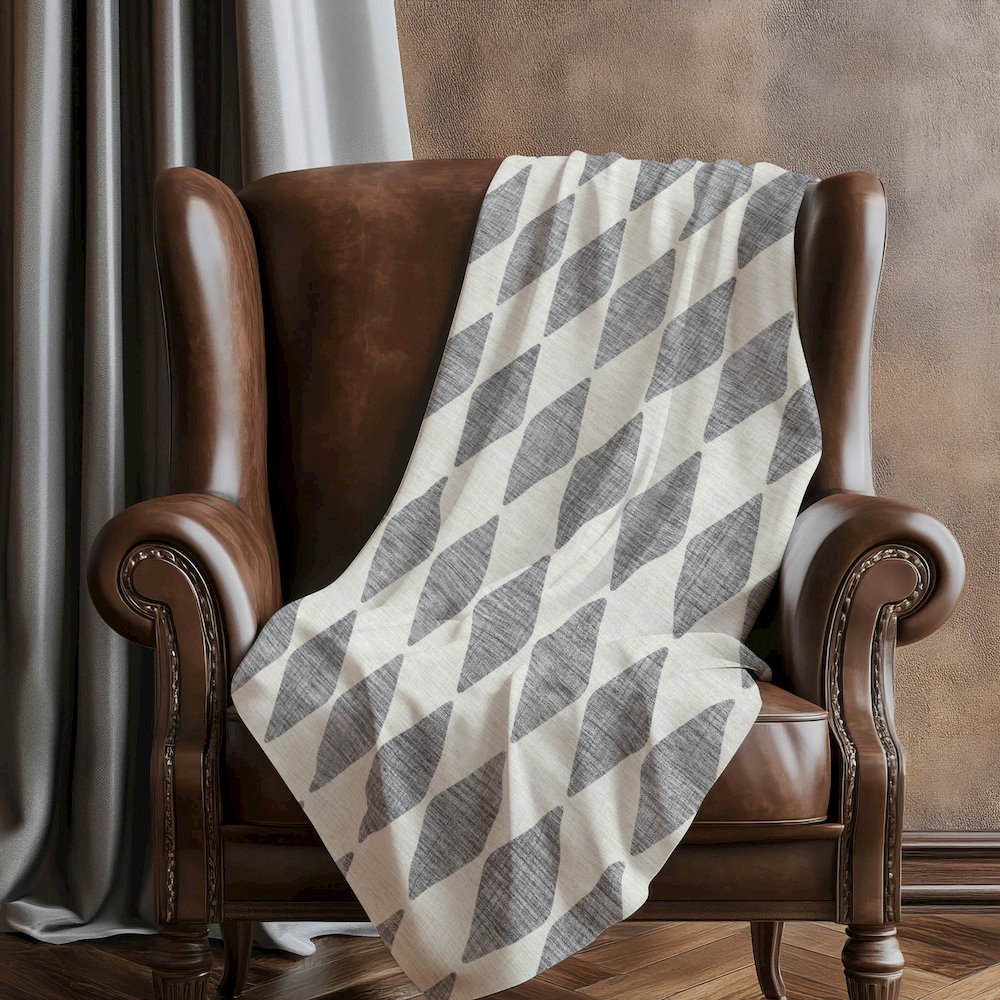 Premium Machine Washable ASB578 Gray 50" x 70" Sherpa Throw Blanket. Picture 5