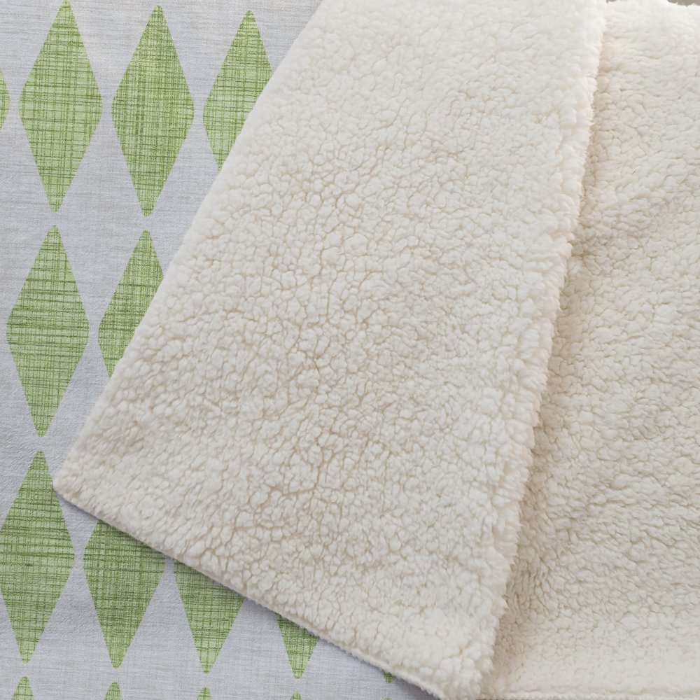 Premium Machine Washable ASB578 Lime 50" x 70" Sherpa Throw Blanket. Picture 2