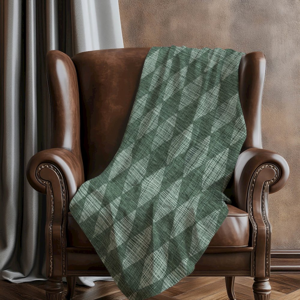 Premium Machine Washable ASB578 Olive 50" x 70" Sherpa Throw Blanket. Picture 5