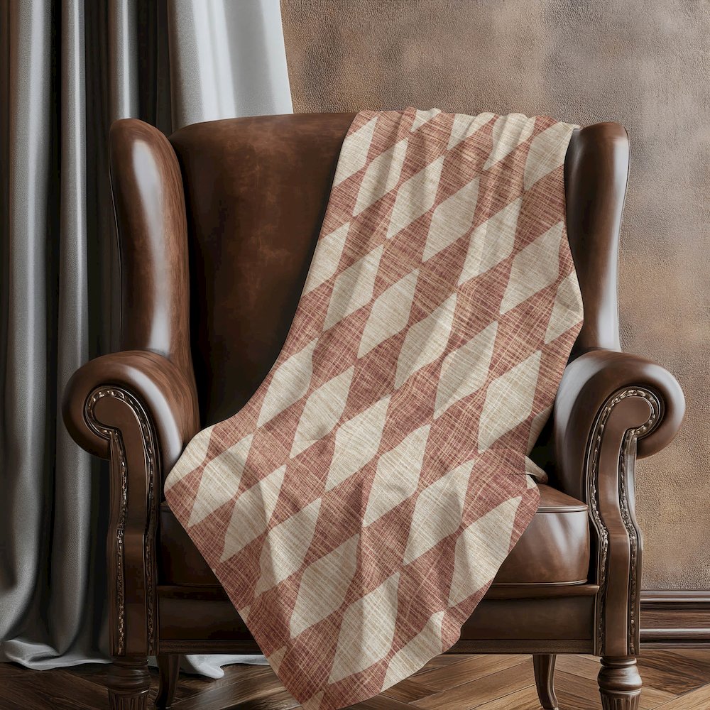 Premium Machine Washable ASB578 Paprika 50" x 70" Sherpa Throw Blanket. Picture 5