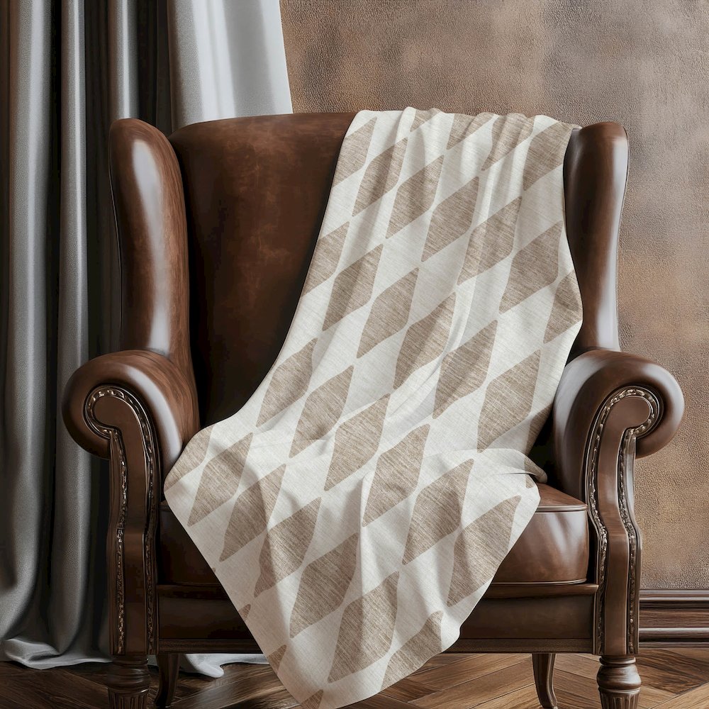 Premium Machine Washable ASB578 Taupe 50" x 70" Sherpa Throw Blanket. Picture 5