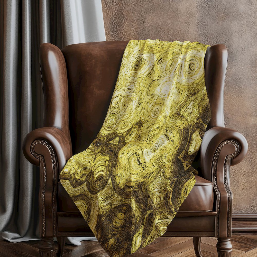 Premium Machine Washable ASB579 Gold 50" x 70" Sherpa Throw Blanket. Picture 5