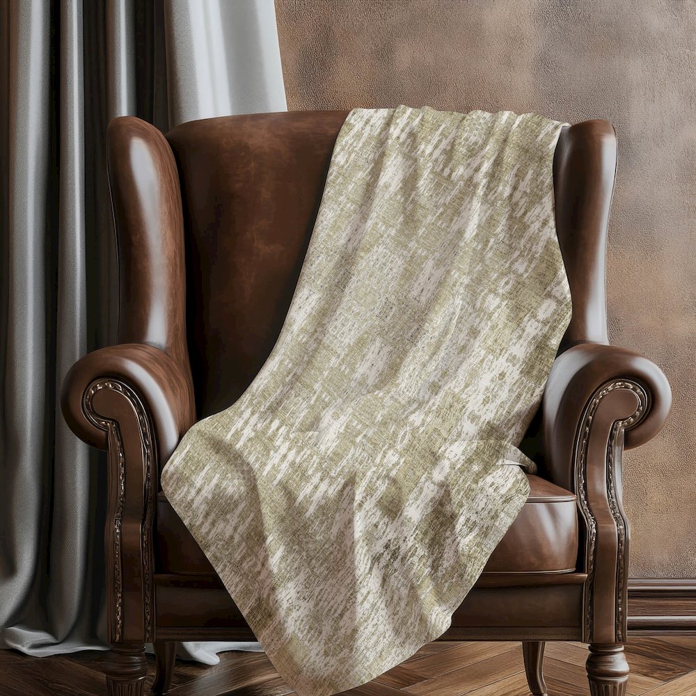 Premium Machine Washable ASB580 Beige 50" x 70" Sherpa Throw Blanket. Picture 5