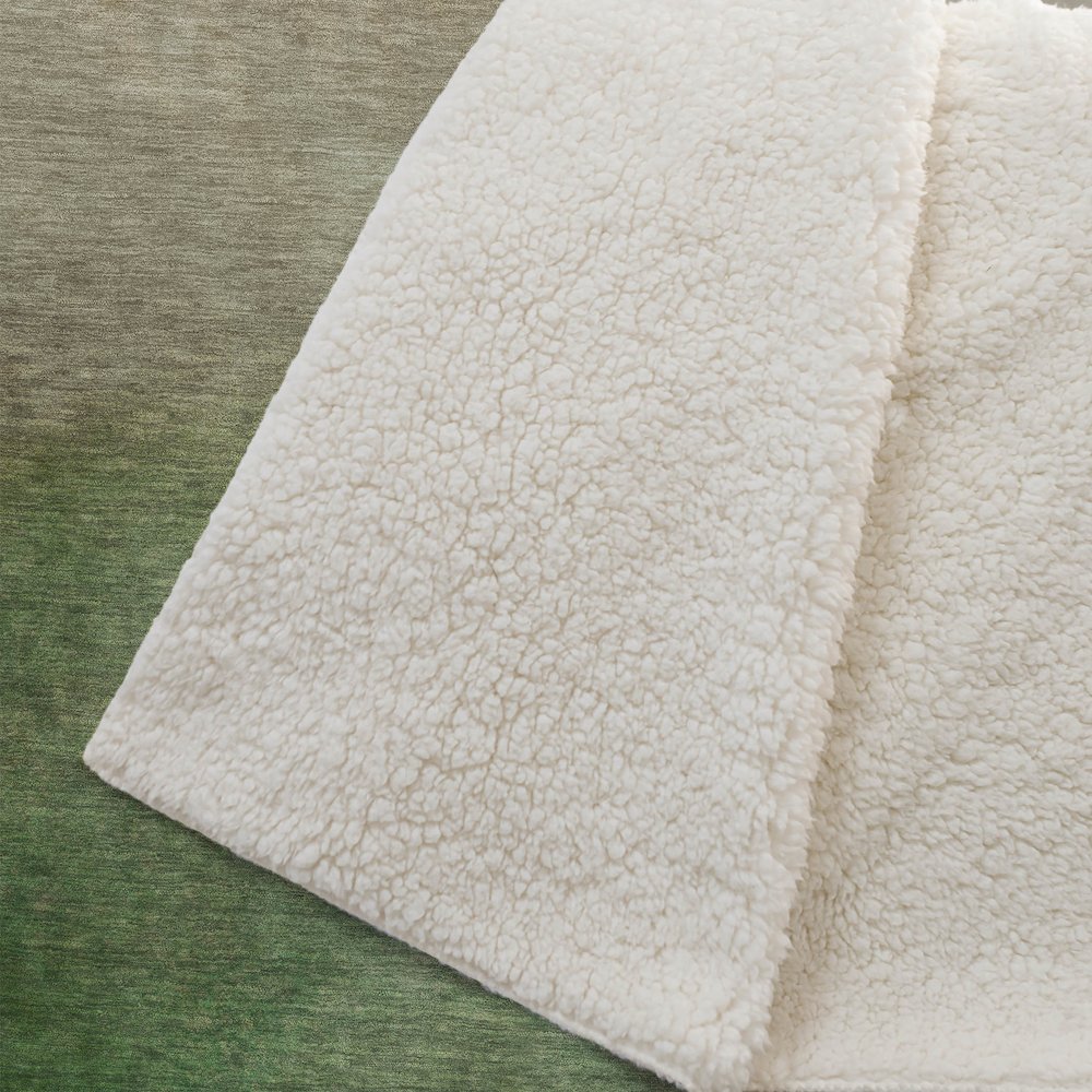 Premium Machine Washable ASB583 Blush 50" x 70" Sherpa Throw Blanket. Picture 2