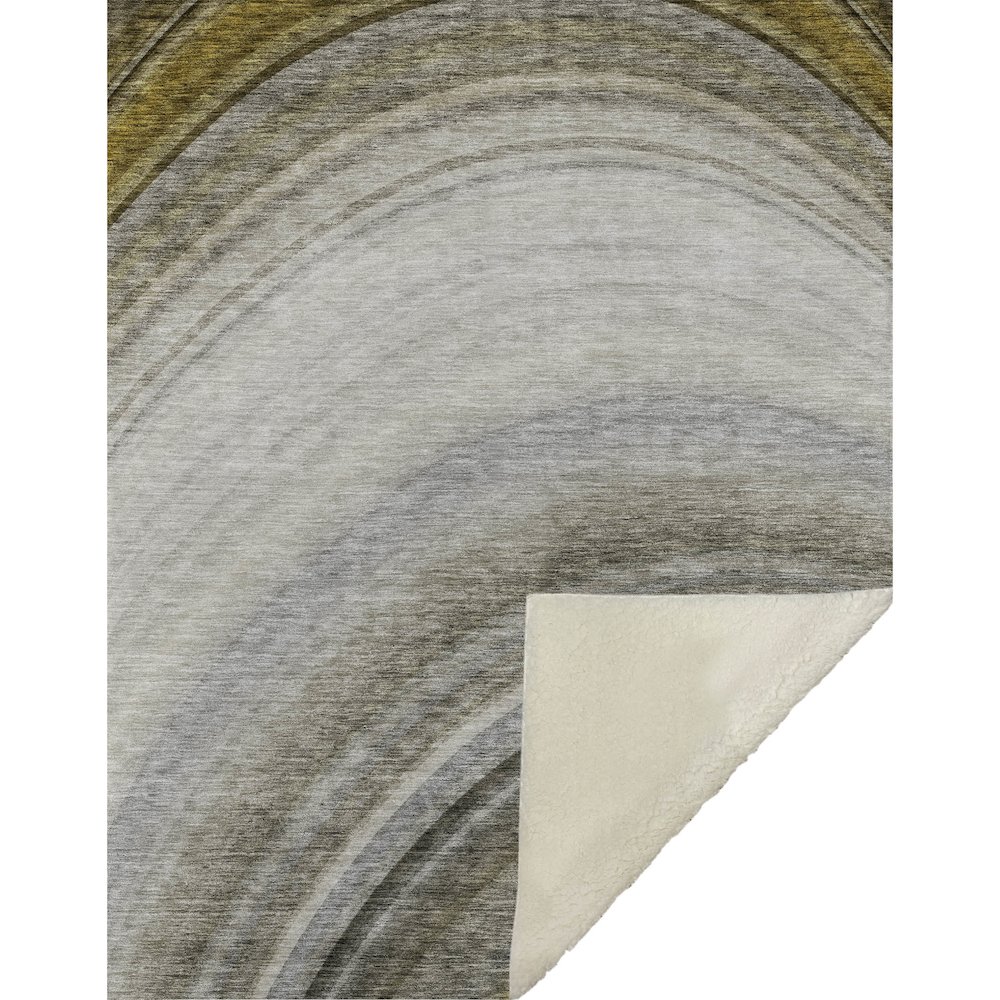 Premium Machine Washable ASB584 Taupe 50" x 70" Sherpa Throw Blanket. Picture 1