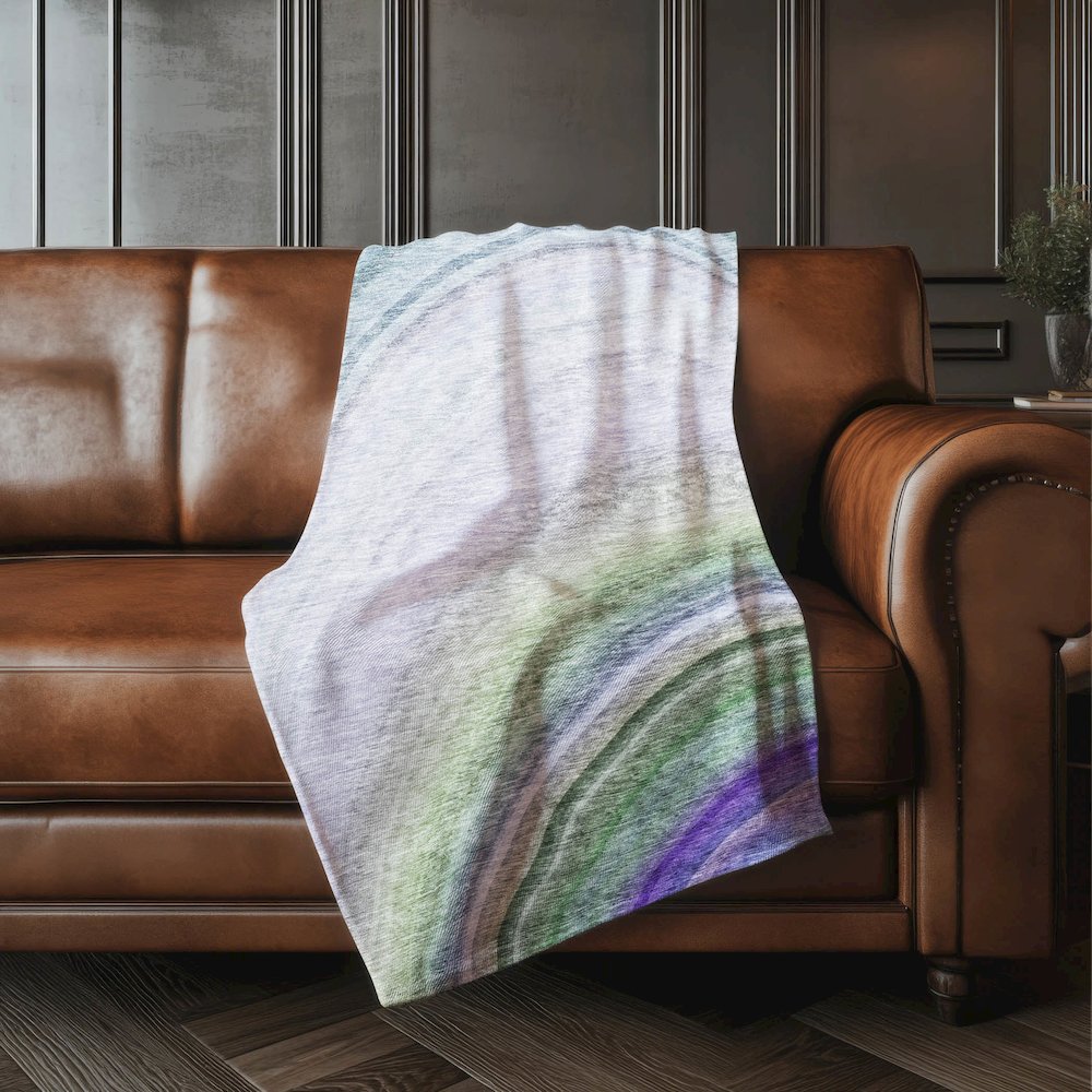 Premium Machine Washable ASB584 Teal 50" x 70" Sherpa Throw Blanket. Picture 4