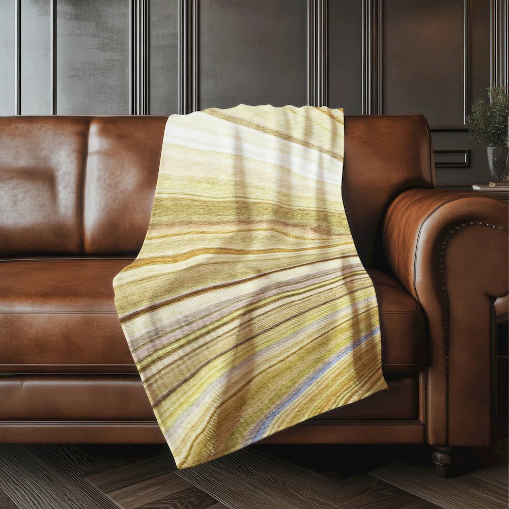 Premium Machine Washable ASB585 Beige 50" x 70" Sherpa Throw Blanket. Picture 4