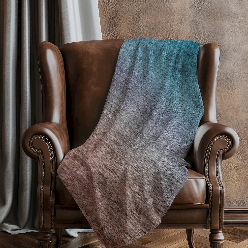 Premium Machine Washable ASB587 Teal 50" x 70" Sherpa Throw Blanket. Picture 5
