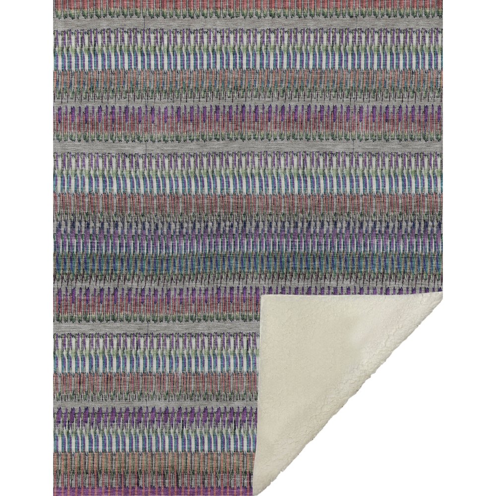 Premium Machine Washable ASB589 Taupe 50" x 70" Sherpa Throw Blanket. Picture 1