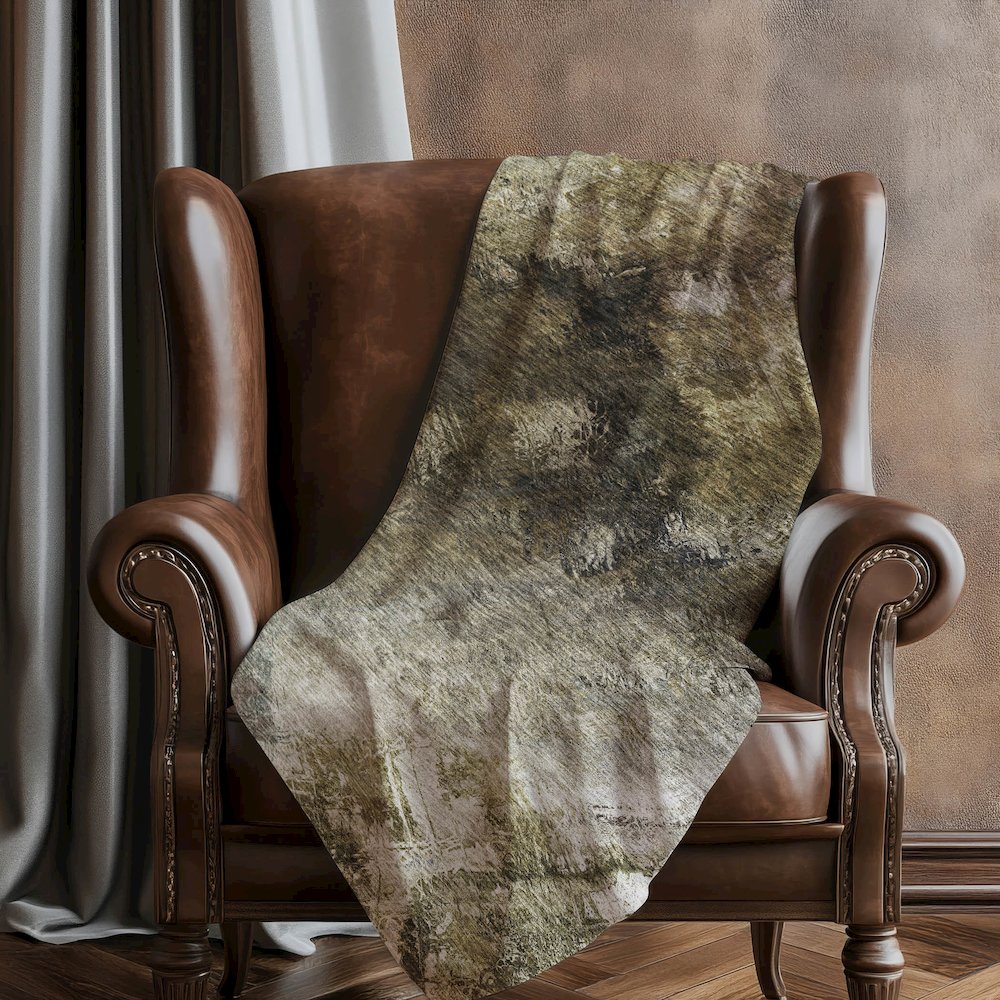 Premium Machine Washable ASB590 Chocolate 50" x 70" Sherpa Throw Blanket. Picture 5