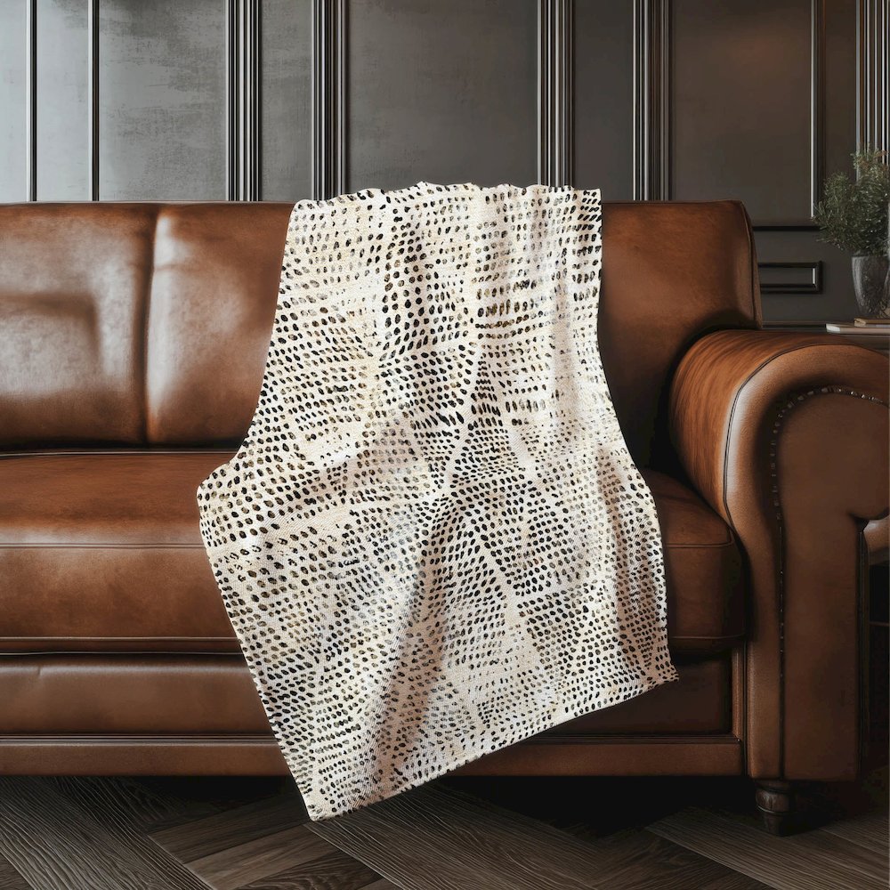 Premium Machine Washable ASB591 Beige 50" x 70" Sherpa Throw Blanket. Picture 4