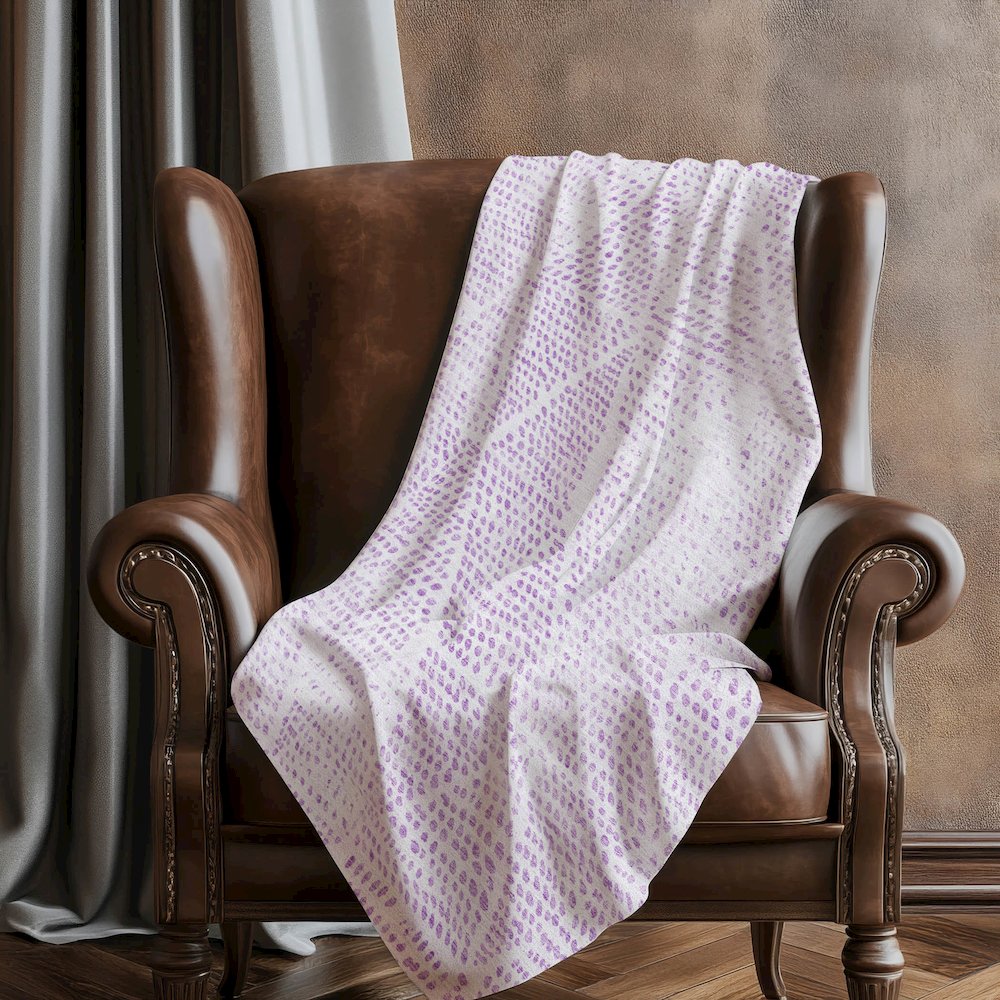 Premium Machine Washable ASB591 Purple 50" x 70" Sherpa Throw Blanket. Picture 5