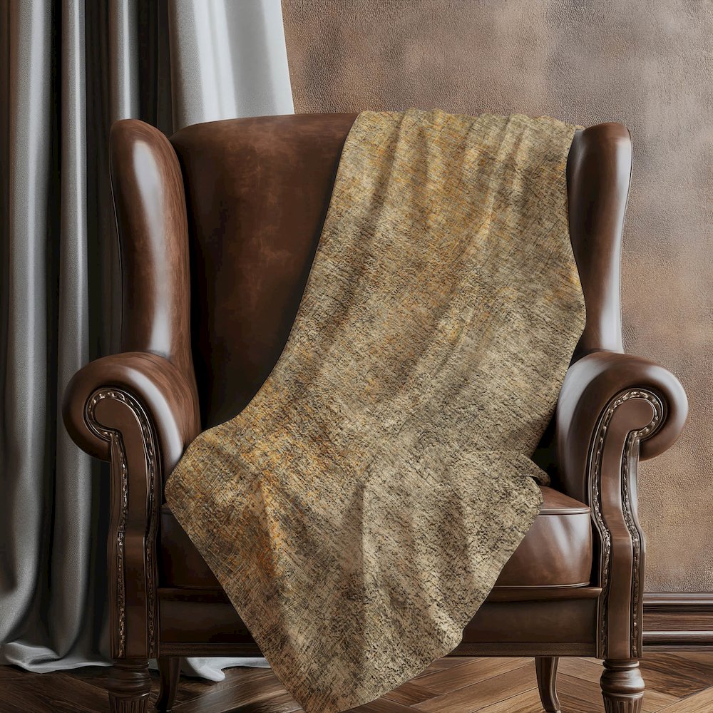 Premium Machine Washable ASB593 Brown 50" x 70" Sherpa Throw Blanket. Picture 5