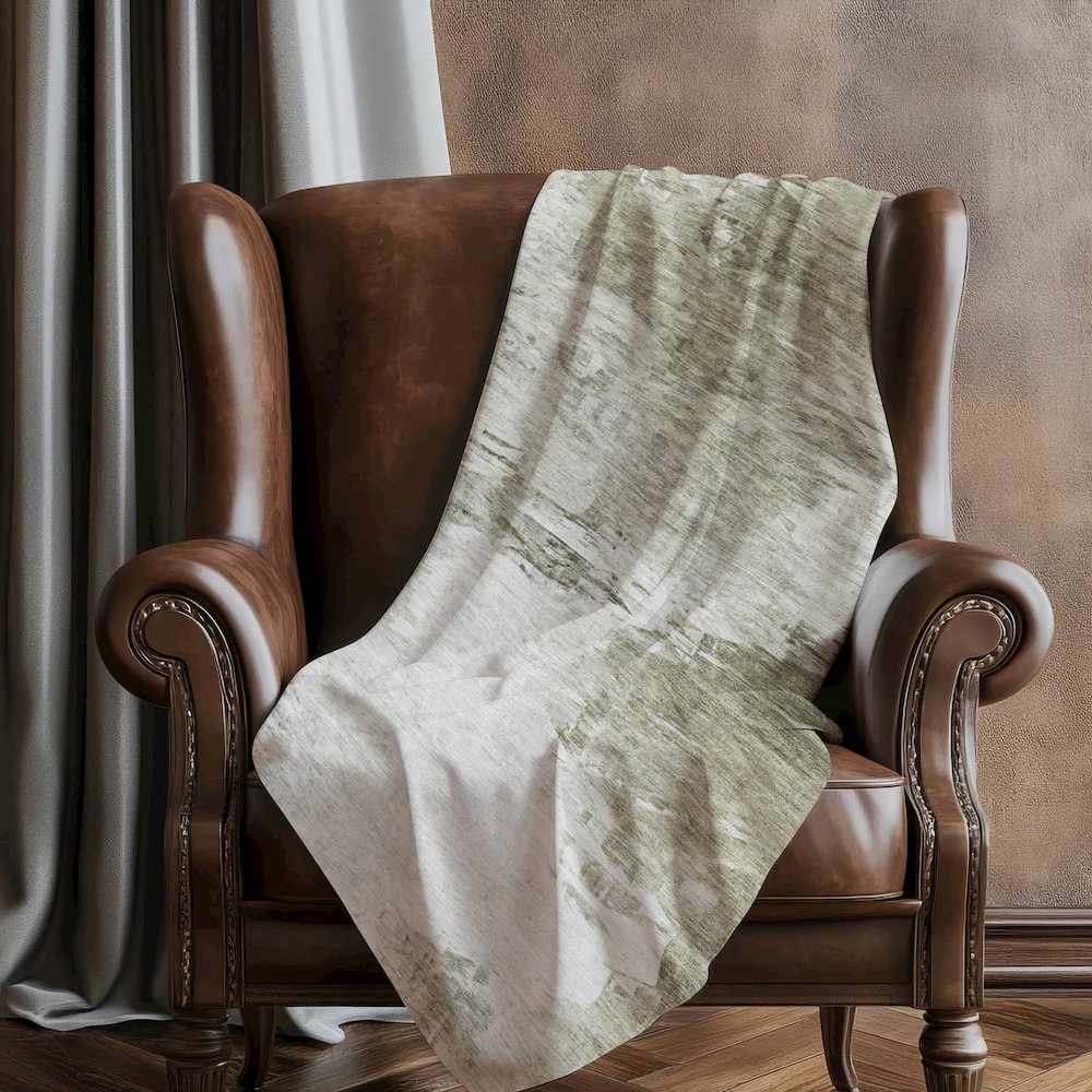 Premium Machine Washable ASB595 Taupe 50" x 70" Sherpa Throw Blanket. Picture 5