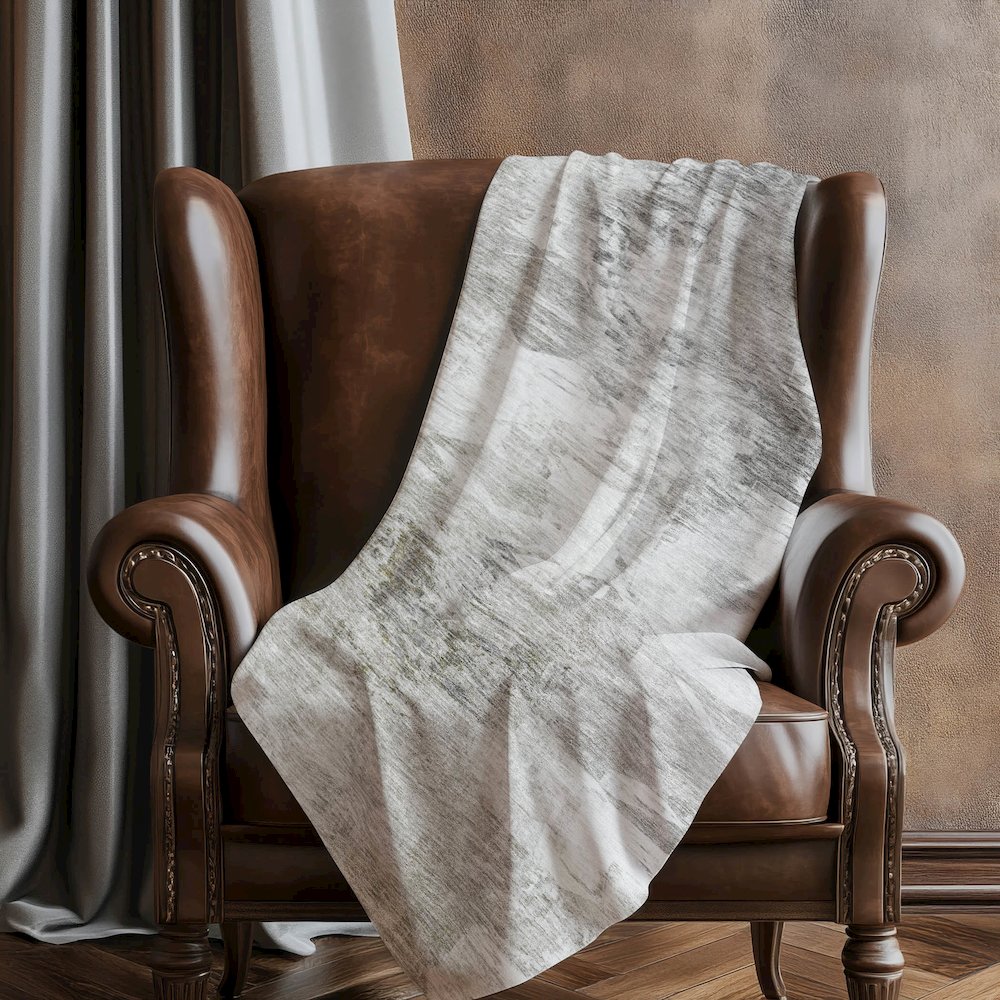 Premium Machine Washable ASB597 Beige 50" x 70" Sherpa Throw Blanket. Picture 5