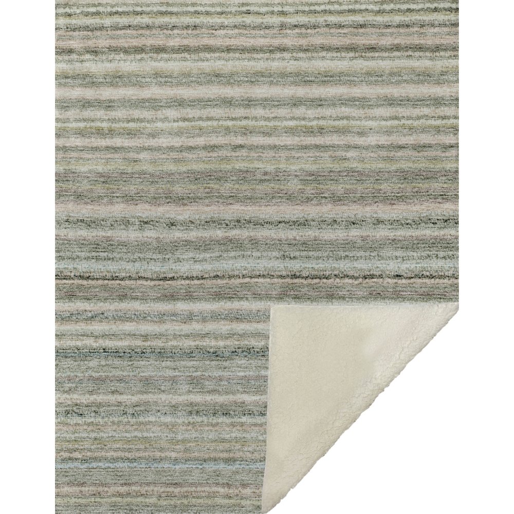 Premium Machine Washable ASB598 Sage 50" x 70" Sherpa Throw Blanket. Picture 1