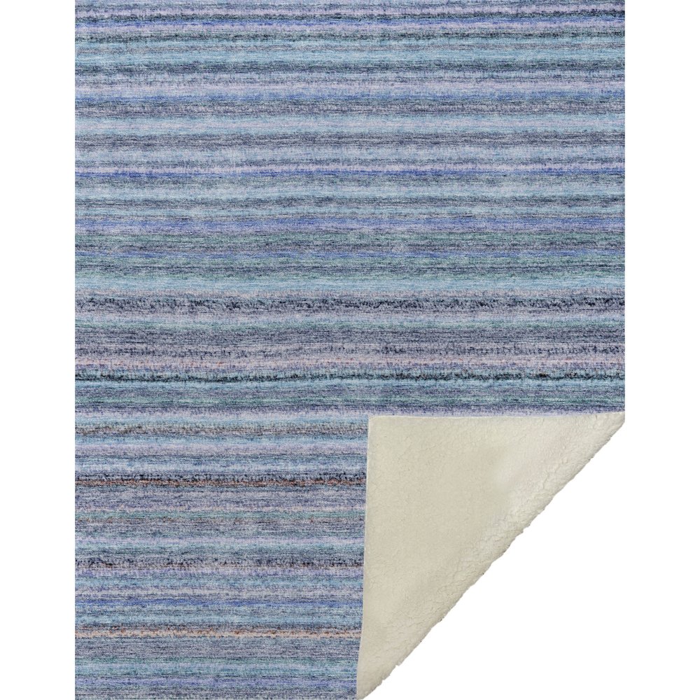 Premium Machine Washable ASB598 Sky 50" x 70" Sherpa Throw Blanket. Picture 1