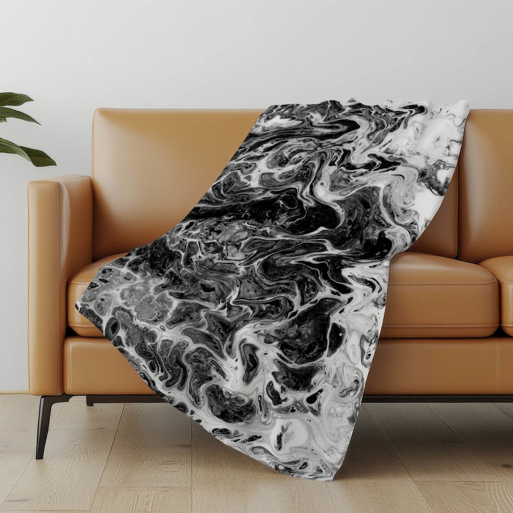 Premium Machine Washable ASB59 Taboo 50" x 70" Sherpa Throw Blanket. Picture 4