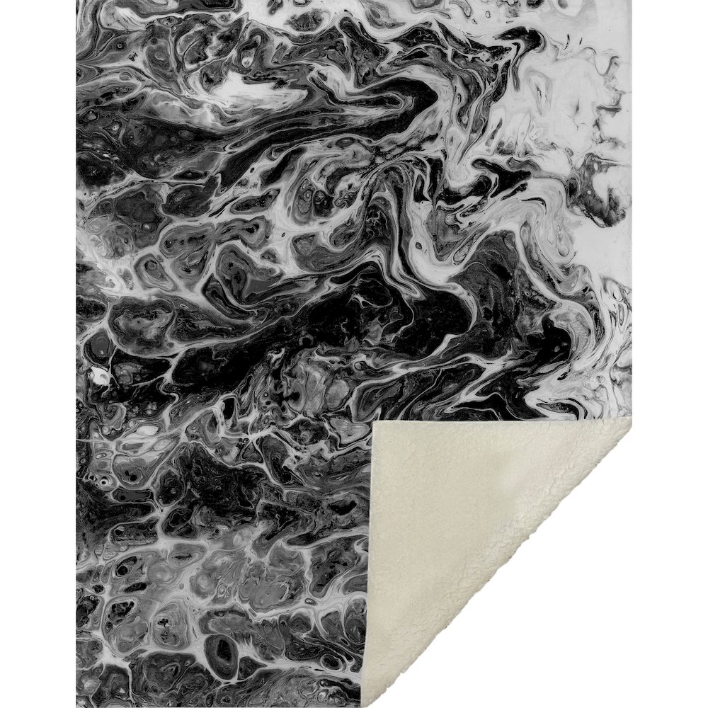 Premium Machine Washable ASB59 Taboo 50" x 70" Sherpa Throw Blanket. Picture 1