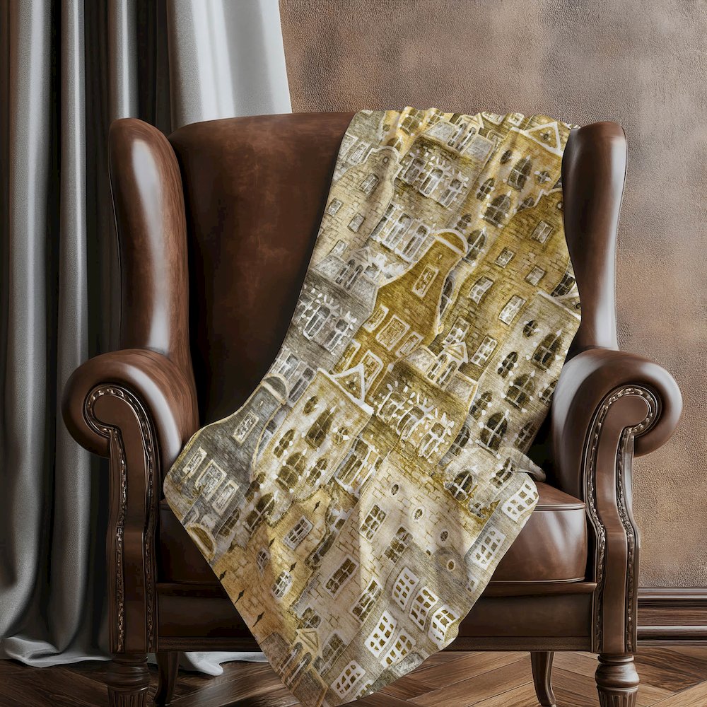 Premium Machine Washable ASB600 Brown 50" x 70" Sherpa Throw Blanket. Picture 5
