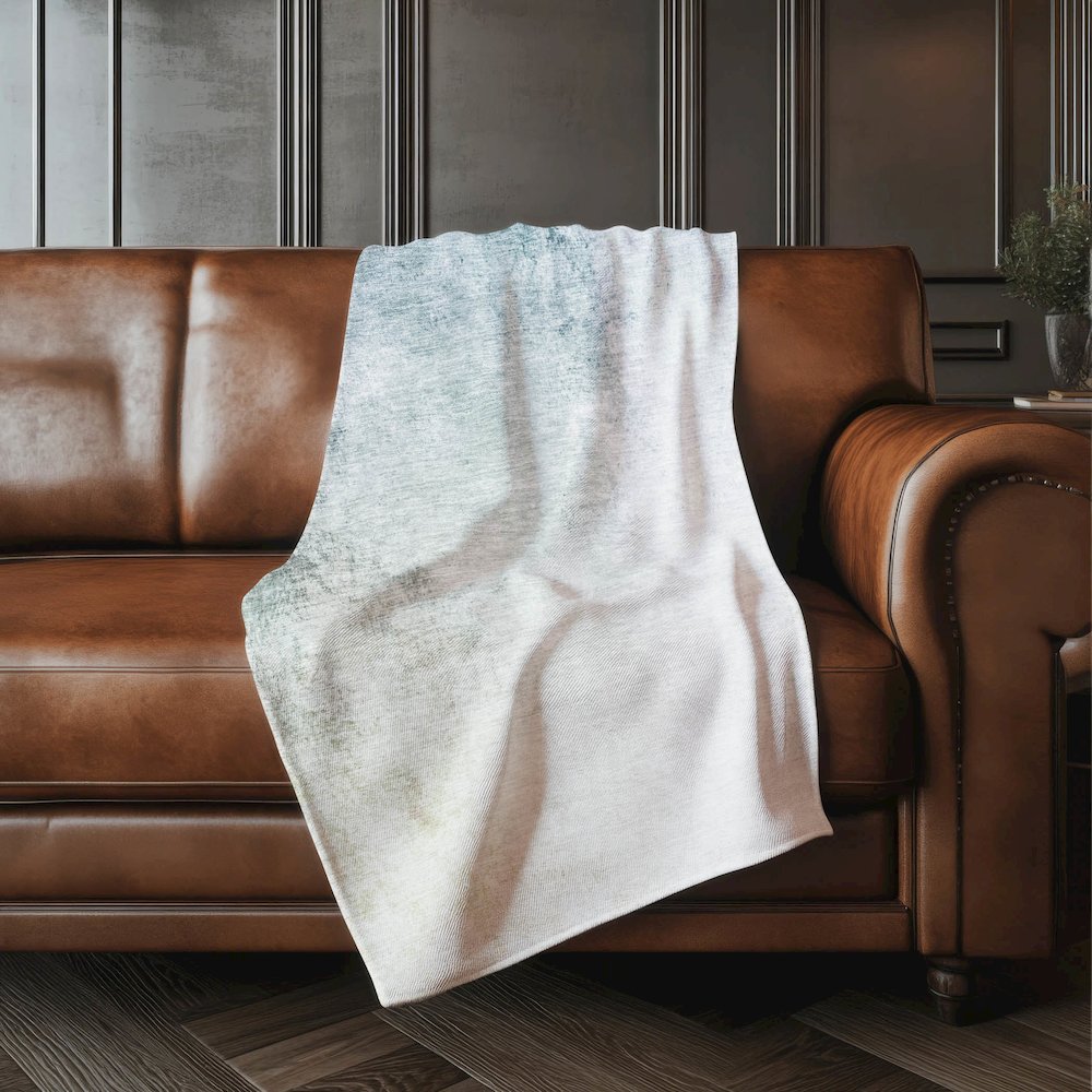 Premium Machine Washable ASB601 Beige 50" x 70" Sherpa Throw Blanket. Picture 4