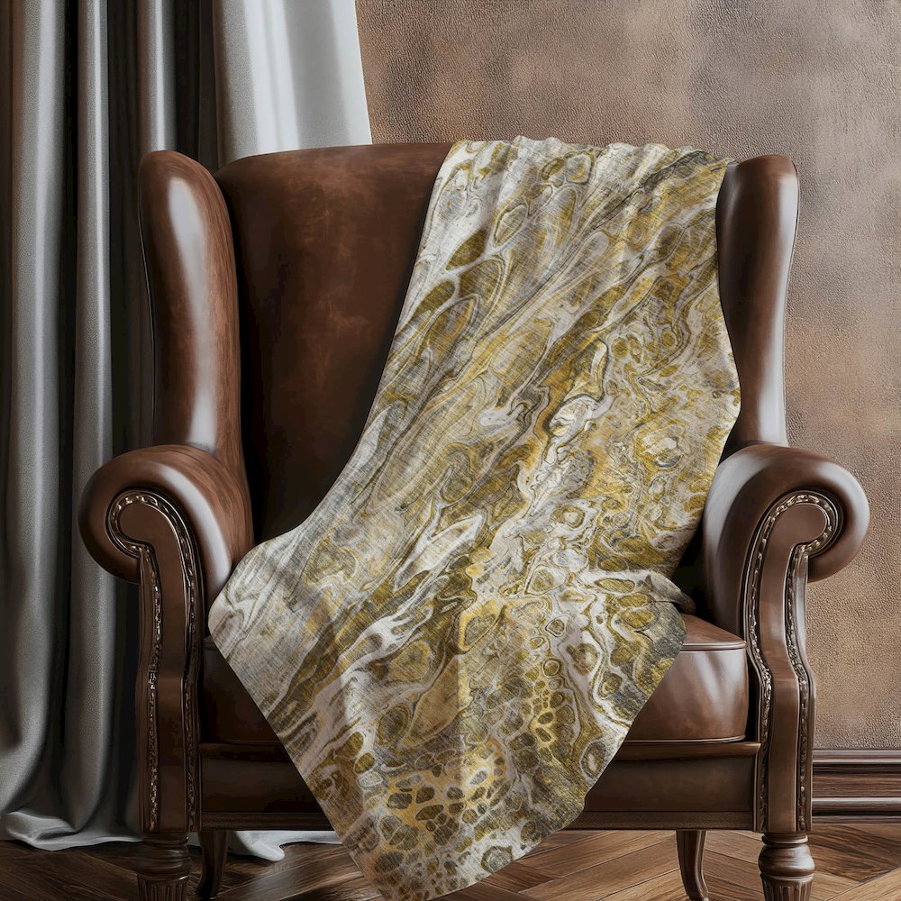 Premium Machine Washable ASB602 Brown 50" x 70" Sherpa Throw Blanket. Picture 5