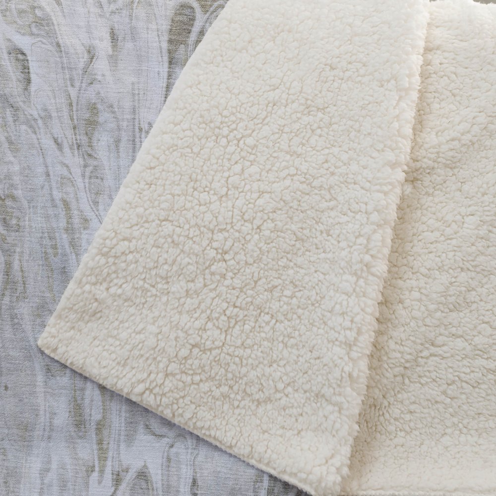 Premium Machine Washable ASB602 Taupe 50" x 70" Sherpa Throw Blanket. Picture 2