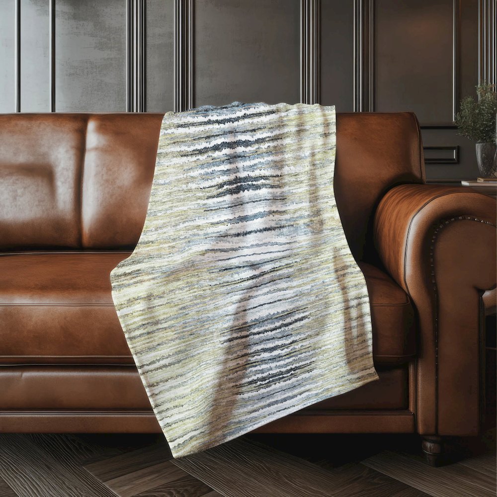 Premium Machine Washable ASB604 Beige 50" x 70" Sherpa Throw Blanket. Picture 4