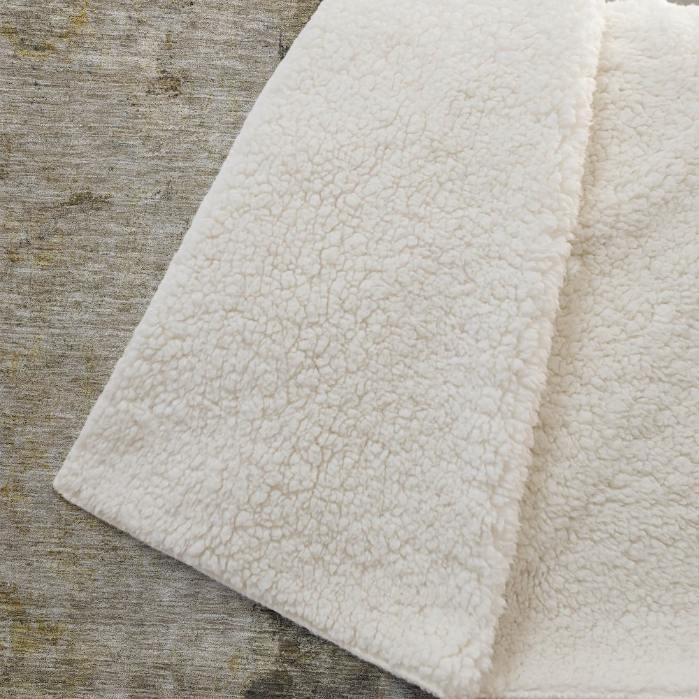 Premium Machine Washable ASB605 Brown 50" x 70" Sherpa Throw Blanket. Picture 2