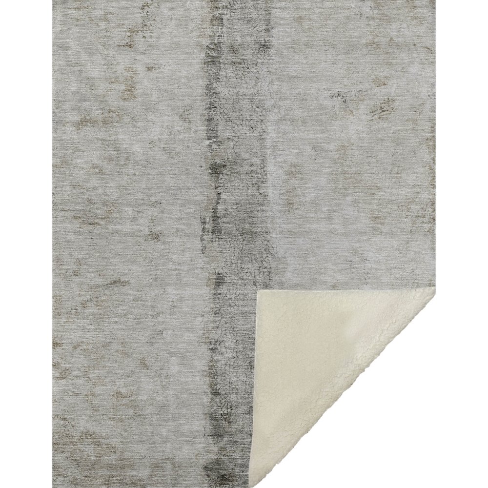 Premium Machine Washable ASB605 Taupe 50" x 70" Sherpa Throw Blanket. Picture 1