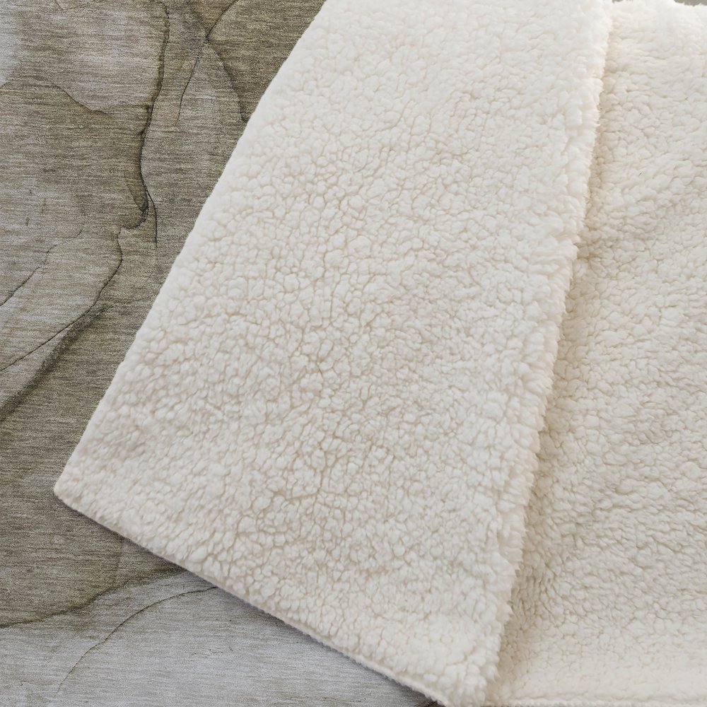 Premium Machine Washable ASB607 Brown 50" x 70" Sherpa Throw Blanket. Picture 2
