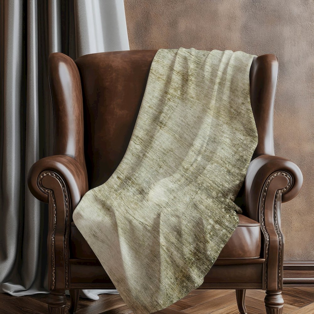 Premium Machine Washable ASB608 Taupe 50" x 70" Sherpa Throw Blanket. Picture 5