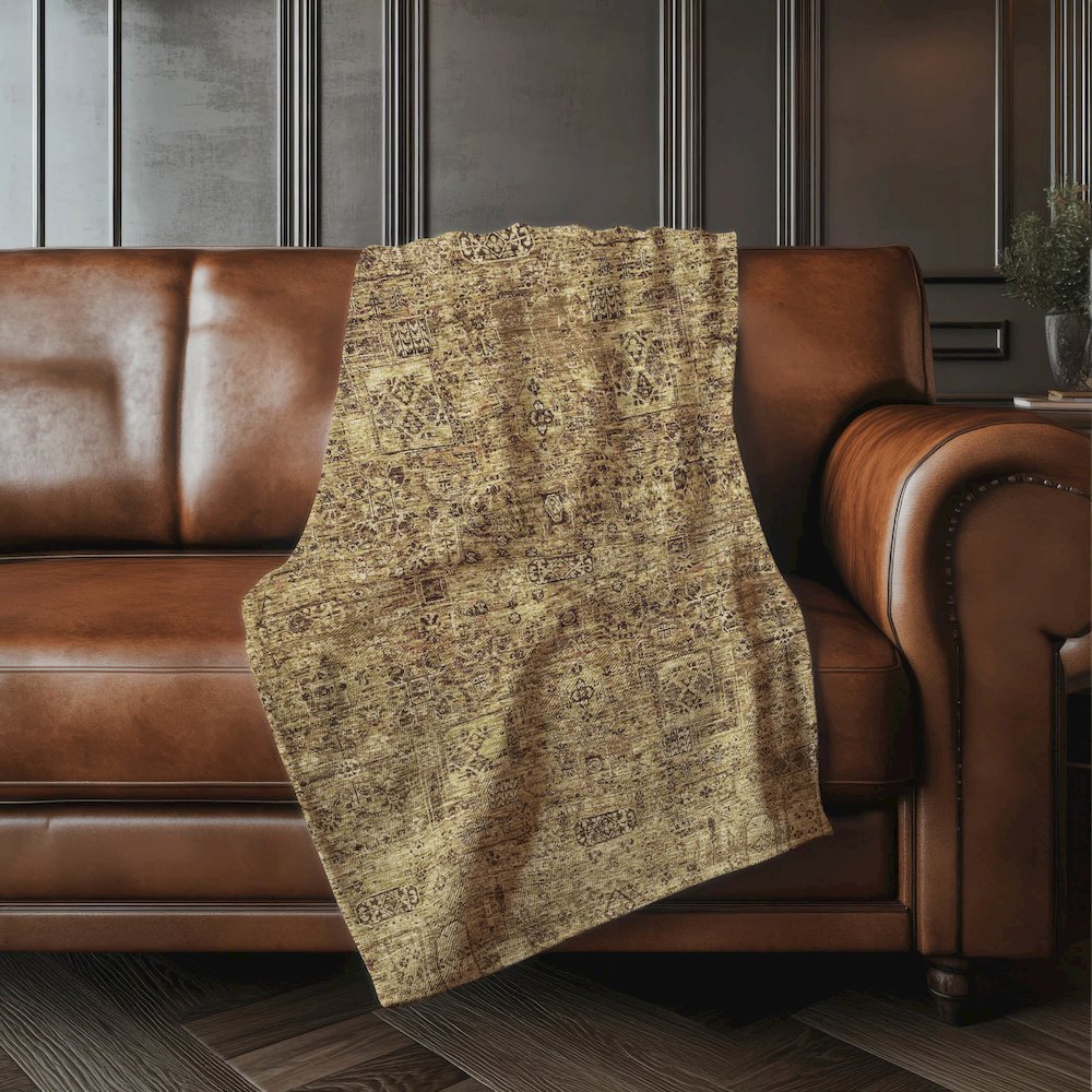 Premium Machine Washable ASB611 Mocha 50" x 70" Sherpa Throw Blanket. Picture 4