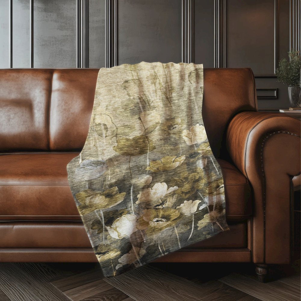 Premium Machine Washable ASB613 Taupe 50" x 70" Sherpa Throw Blanket. Picture 4