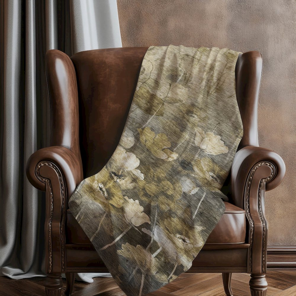 Premium Machine Washable ASB613 Taupe 50" x 70" Sherpa Throw Blanket. Picture 5
