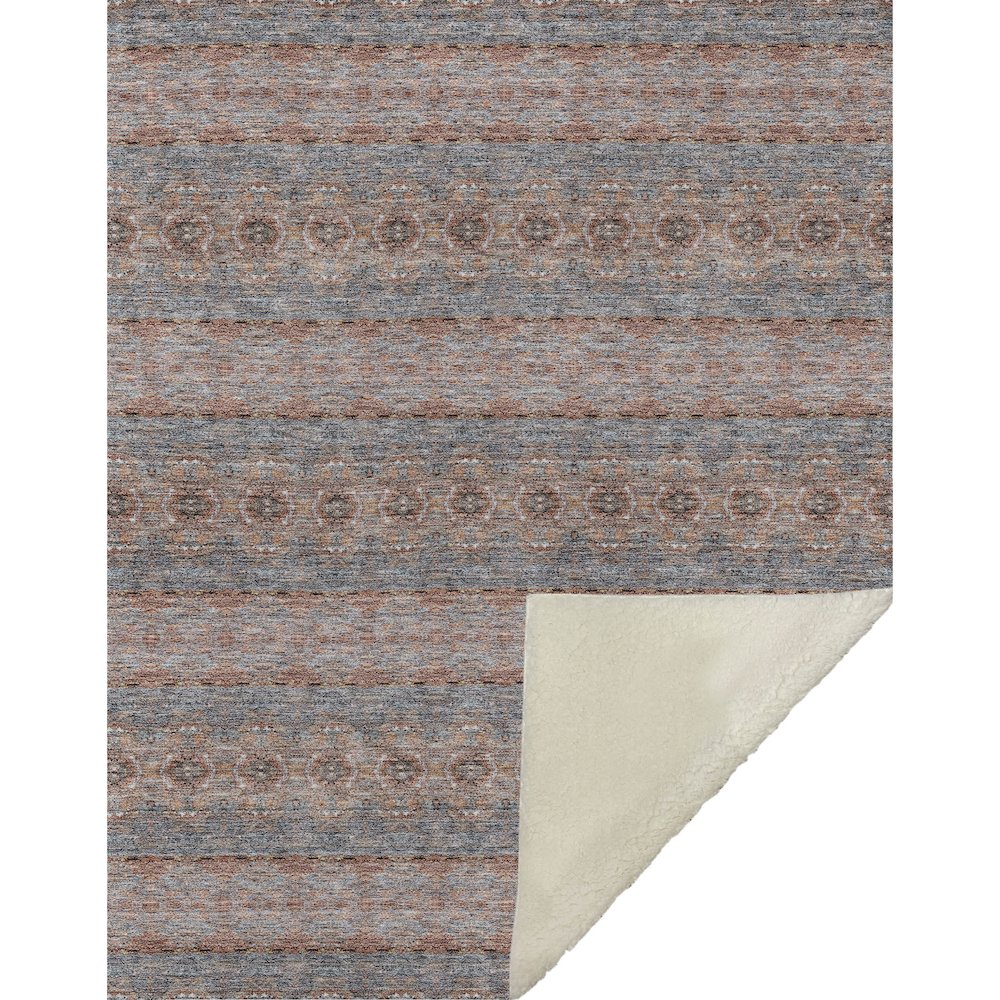 Premium Machine Washable ASB615 Paprika 50" x 70" Sherpa Throw Blanket. Picture 1