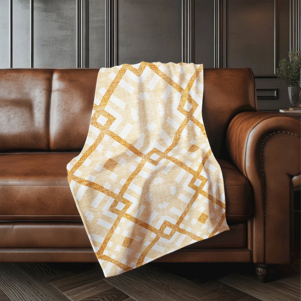 Premium Machine Washable ASB616 Peach 50" x 70" Sherpa Throw Blanket. Picture 4