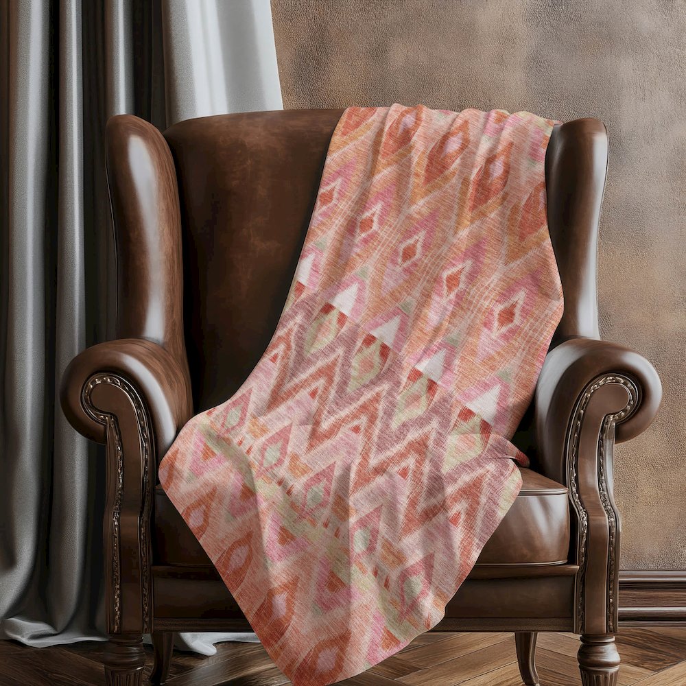 Premium Machine Washable ASB617 Pink 50" x 70" Sherpa Throw Blanket. Picture 5